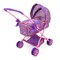 Peppa Pig: Doll Pram - Purple, Pink, Flowers - Accessory For Dolls Up To 18", Foldable, Removable Bassinet, Retractable Canopy, Kids Toy Ages 3+